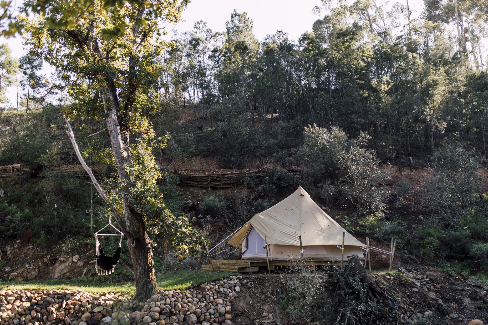 Mountain Meadow Camp at De Stilte Riverside Farm